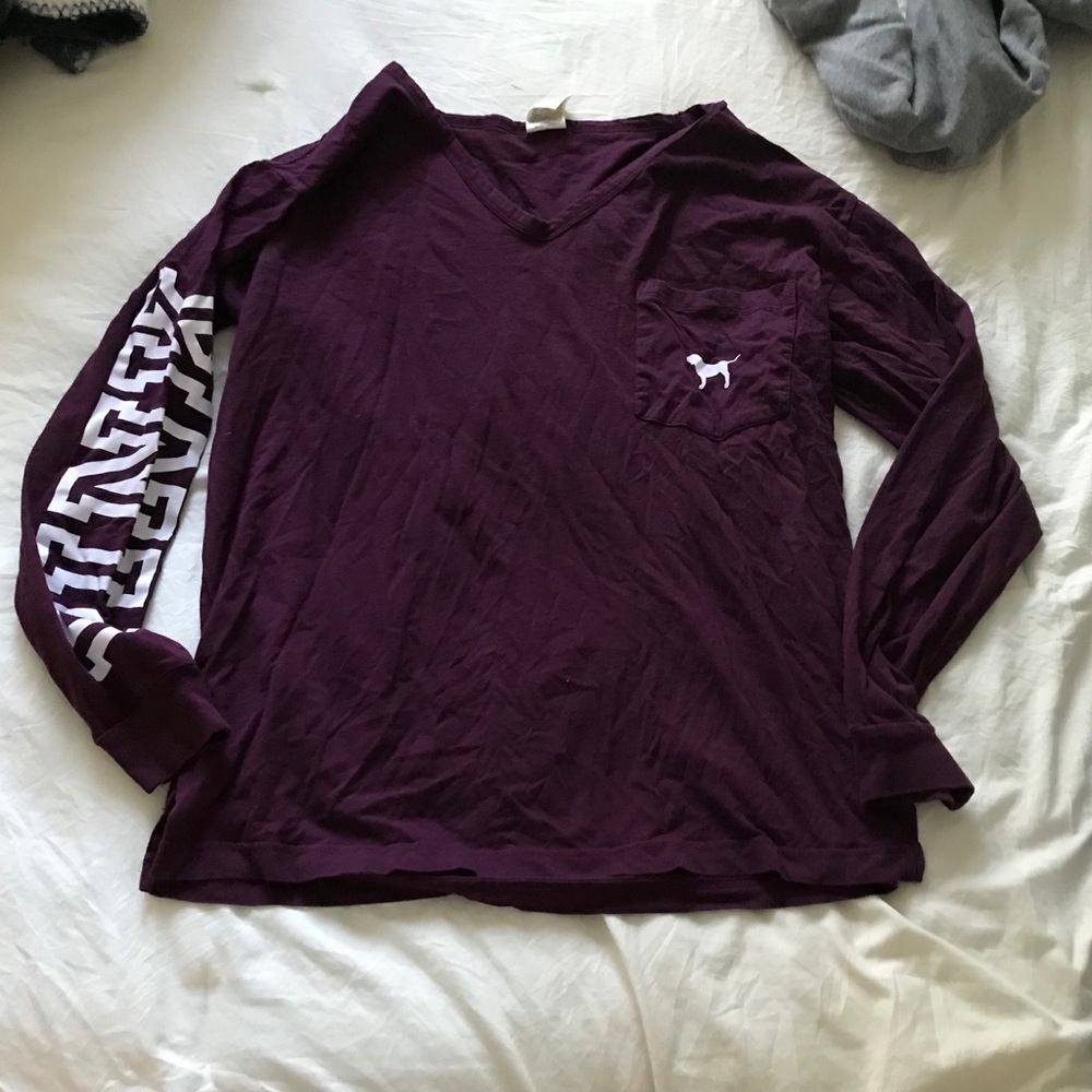 Victoria Secret PINK v-neck long sleeve